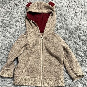 Tan Sherpa Jacket with Bear Ears!